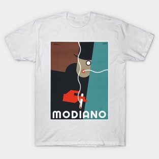 Modiano, Man with Monocle - Vintage Art Deco Advertising Poster Design T-Shirt